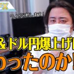 FX、円安＆ドル円爆上げは終わったのか！？分析します！