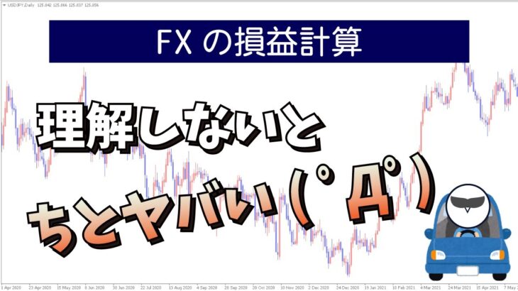 【FXの損益計算】理解せずにトレードするのは危険でっせ〜(・∀・)