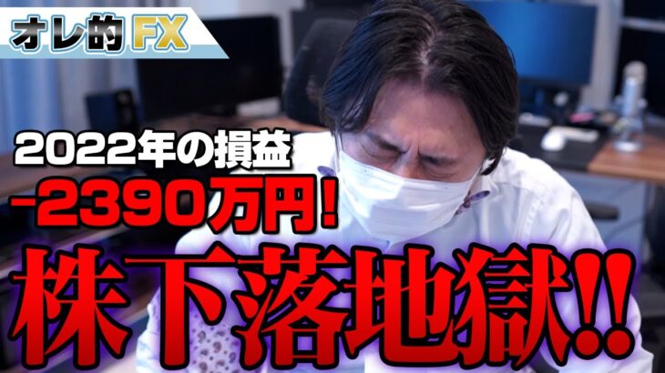FX、－2390万円！株が下がり続ける地獄！！