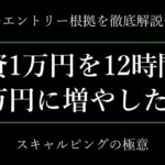 原資1万円を12時間で100万円まで増やした手法【永久保存版】