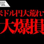 FX、ドル円大荒れで大爆損。また地獄へ