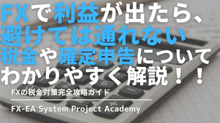 海外FX業者の税金対策や確定申告についてわかりやすく解説してみた