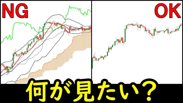 【FX】チャートはシンプルな方がいい理由