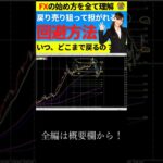 【FX初心者講座】戻り売りで担がれる？回避方法！いつどこまで戻るのか【投資家プロジェクト億り人さとし】 #shorts