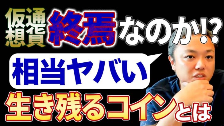 【仮想通貨は終焉か？】これから売られ崩れていくものとは！？