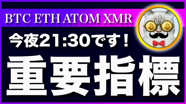 【最重要です！】ビットコイン・本日21：30米CPIの発表！注目ポイントの解説と買い場の話【仮想通貨・戦略を先出しで毎日更新】