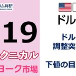 FX/為替予想  「ドル/円、調整突入？下値の目途は？」見通しズバリ！3分テクニカル分析 ニューヨーク市場の見通し　2022年7月19日