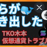 彼らが動き出した！TKO木本、仮想通貨トラブル！　ニュース+BTC ETH XRP SOLチャート分析