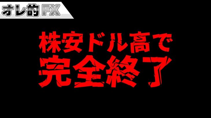 NYダウ、1000ドル超えの大暴落！株安ドル高で完全終了！！！