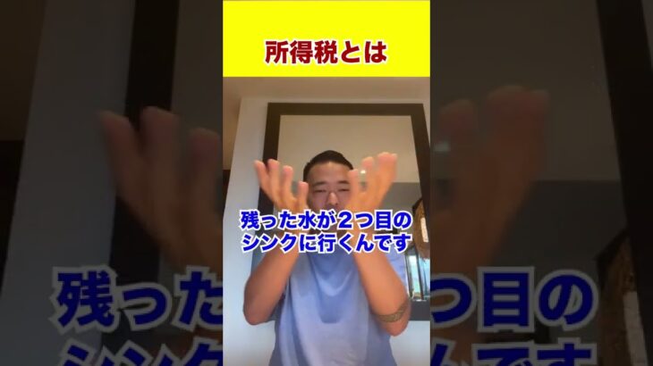所得税ってなんですか？#shorts #竹花貴騎 #ビジネス #税金 #お金