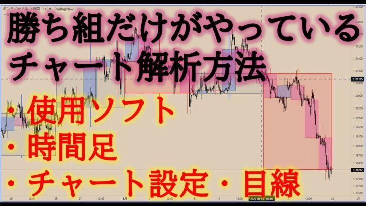 【ＦＸプレミアム動画】ＦＸ負けトレーダーが絶対に行わないチャート解析方法紹介！！