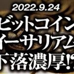 ビットコイン・イーサリアム再下落濃厚！？［2022/9/24］【仮想通貨・BTC・ETH・FX】※2倍速推奨