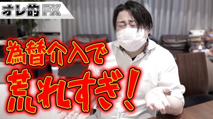 FX、為替介入でドル円大荒れしすぎ！！！