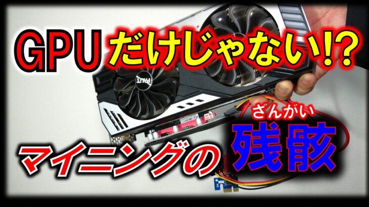 マイニングの残骸はGPUだけではない！～ライザーカード活用を探れ！～
