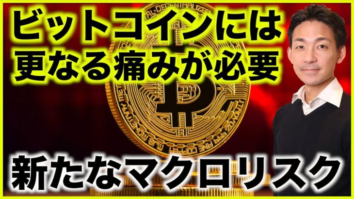 ビットコインには更なる痛みが必要。新たなマクロリスクが浮上。