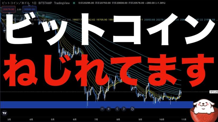 【仮想通貨 ビットコイン】トレンド転換の可能性が強くなっているフェーズ（朝活配信909日目 毎日相場をチェックするだけで勝率アップ）【暗号資産 Crypto】