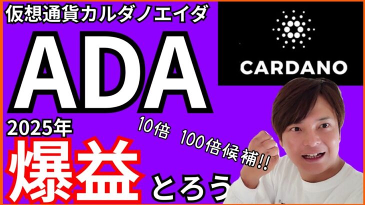 【保存版】仮想通貨 カルダノ エイダコイン(ADA)で2025年爆益とろう