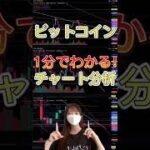 【BTC 】1分でわかる！チャート分析 ビットコイン テクニカル分析 仮想通貨  FX