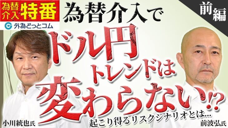 FX/為替予想「為替介入でドル/円のトレンドは変わらない！？起こり得るリスクシナリオとは（前編）」小川 統也氏・前波 弘氏 2022年10月4日