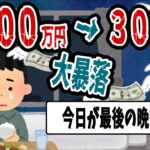 【FX・仮想通貨・株】大暴落に巻き込まれてマイナス１２００万えん…私はこうやって人生が狂いました！悲惨な体験談まとめ【ゆっくり解説】