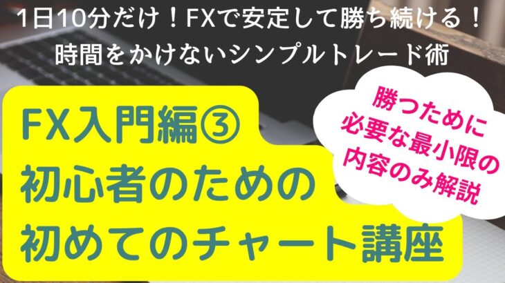 【FX チャート】FX入門編③ FX初心者のためのはじめてのチャート講座　勝つために必要な最小限の内容を解説