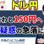 FX/為替予想「ドル/円、じわじわと150円へ！介入疑惑の急落に注意」5分でわかる今日のドル/円トレード戦略　2022/10/19