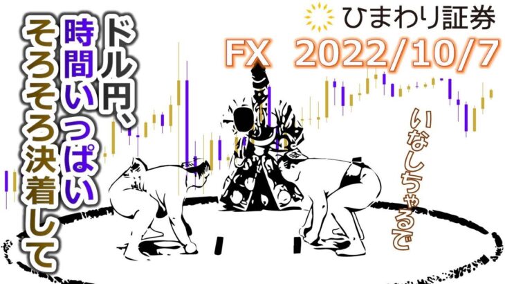FX【ドル円予想】買い圧力の有効期限は迫っている！ここで上がらずしてどこで上がるつもり!?【ローソク足トレード手法】2022年10月7日のチャート分析