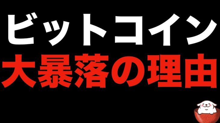 【仮想通貨 ビットコイン】投げ売り厳禁！大暴落の理由がコレだと一過性もありえます（朝活配信920日目 毎日相場をチェックするだけで勝率アップ）【暗号資産 Crypto】