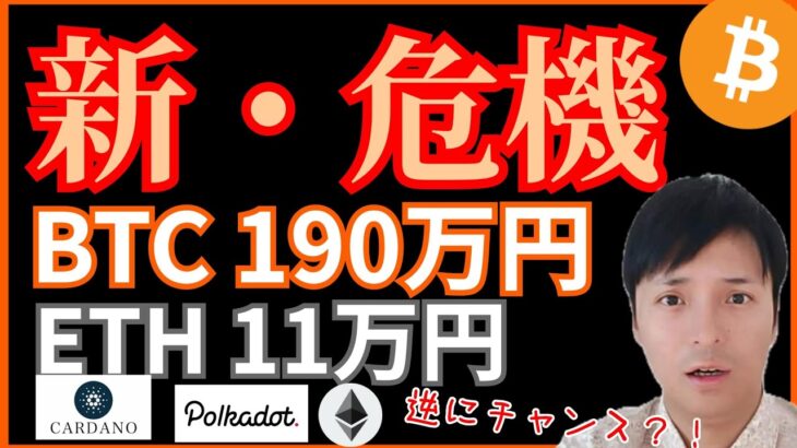 【新危機】破綻連鎖と仮想通貨投資信託がヤバい…💀 ニュース +ビットコイン(BTC) イーサリアム(ETH) カルダノエイダ(ADA) ポルカドット(DOT) チャート分析
