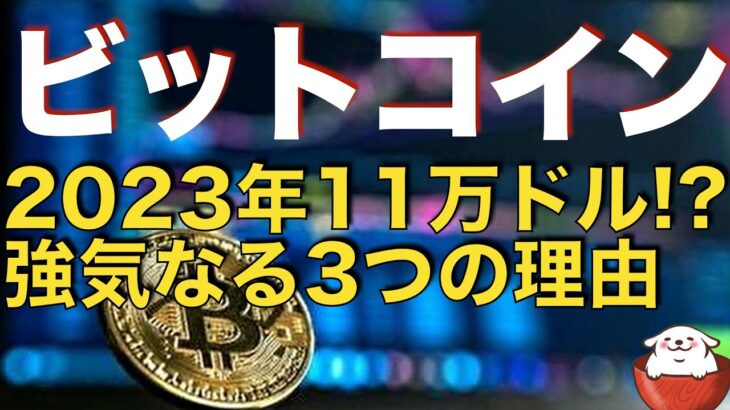 【仮想通貨 ビットコイン】BTCは2023年に$110,000に達する3つの根拠！これは期待できそうです（朝活配信937日目 毎日相場をチェックするだけで勝率アップ）【暗号資産 Crypto】