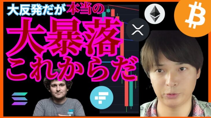 『本当の大暴落』これからだ💥 仮想通貨ニュース+ビットコイン ETH XRP SOL チャート分析