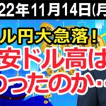 FX最新予想：11月14日｜ドル円大急落！　円安ドル高は終わったのか…？？【井口喜雄のディーラーズアイ】