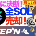 STEPN（ステップン）全SOL売却！ついに決断！〜悲しい損失確定