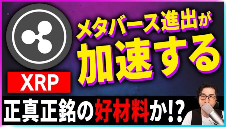 【暗号資産XRP】リップルはメタバースに進出！事業拡大へ！【仮想通貨】【メタバース】【NFT】【投資】【副業】【初心者】