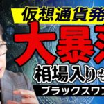仮想通貨と暗号資産の暴落から産まれるクラッシュ！ブラックスワン！
