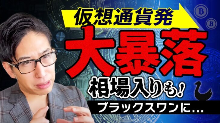 仮想通貨と暗号資産の暴落から産まれるクラッシュ！ブラックスワン！
