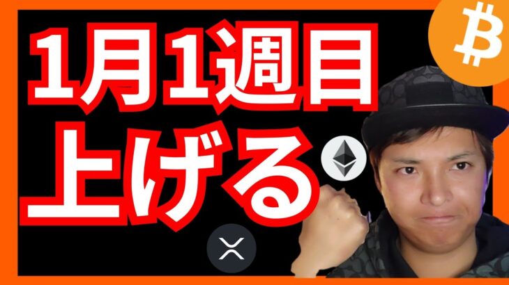 歓喜✨1月1週目にビットコインが上がるデータ発見!!　仮想通貨ニュース+BTC イーサリアム(ETH) リップル(XRP) 相場分析