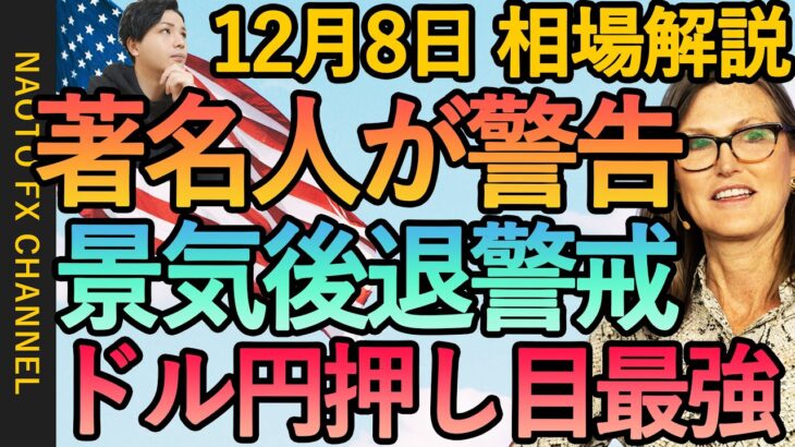 【FX  ドル円のシナリオ徹底解説 金利とドル相場】12月8日FX相場解説  (ドル円・ユーロドル・ポンド円 テクニカル分析  )