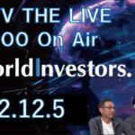 【FX 投資 初心者 向けマーケット情報 ライブ】WITV THE LIVE 2022.12.5　19:00～＜ちょいワル先生の今週の一発予想＆マーケットトレンド＞