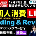 FX、23年相場見通し「暗雲」、月末リバランスフローは？ (2022年12月23日)