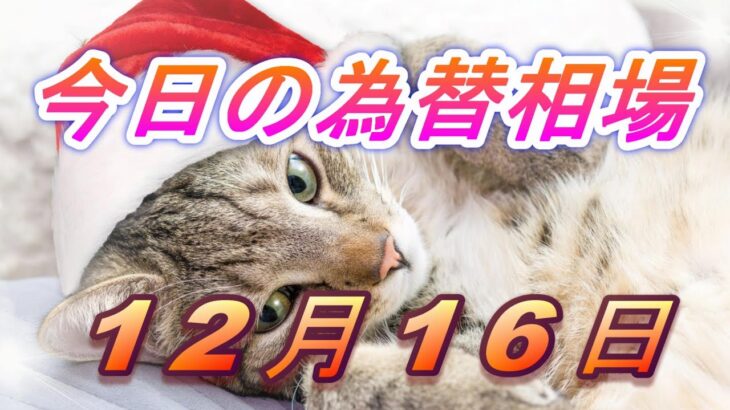 【TAKA FX】ドル、円、ユーロ、ポンド、豪ドルの為替相場の前日の動きをチャートから解説。12月16日