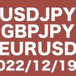 【USDJPY、GBPJPY、EURUSD】FXチャート分析〜次週の相場コメント2022/12/19〜今年最後の勝負は、ポンド円４時間足ロングか！今年もありがとうございました。良いお年をお迎えください