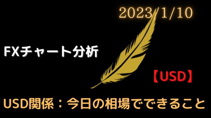 【環境認識】1月 10日（火）【FX】【チャート分析】