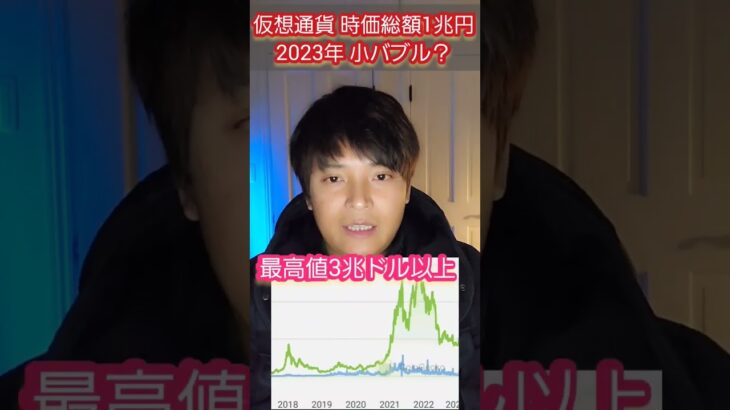 【期待】仮想通貨 2023年 小バブル？時価総額◯兆ドル回復  #仮想通貨 #ビットコイン