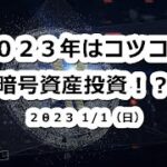 2023年はコツコツと暗号資産投資をはじめよう！？