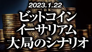 ビットコイン・イーサリアム大局のシナリオ［2023/1/22］【仮想通貨・BTC・ETH・FX】※2倍速推奨