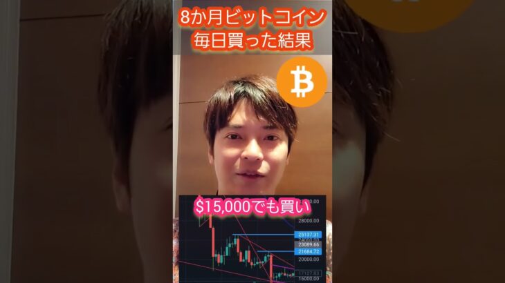 【スゴい】8か月毎日ビットコイン(BTC)買った男の末路 #仮想通貨 #ビットコイン #億り人