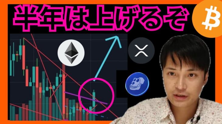 【歓喜】おめでとう、半年は上げるぞ！ #仮想通貨 ビットコイン イーサリアム リップル APE チャート分析