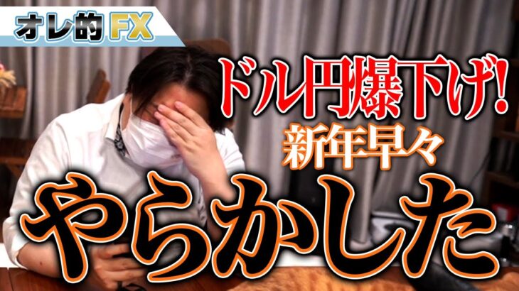 FX、ドル円爆下げ！新年早々、日経平均買ってやらかした！！