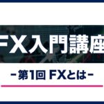 【FX 超初心者 入門講座】 第１回 FXとは？FX入門講座